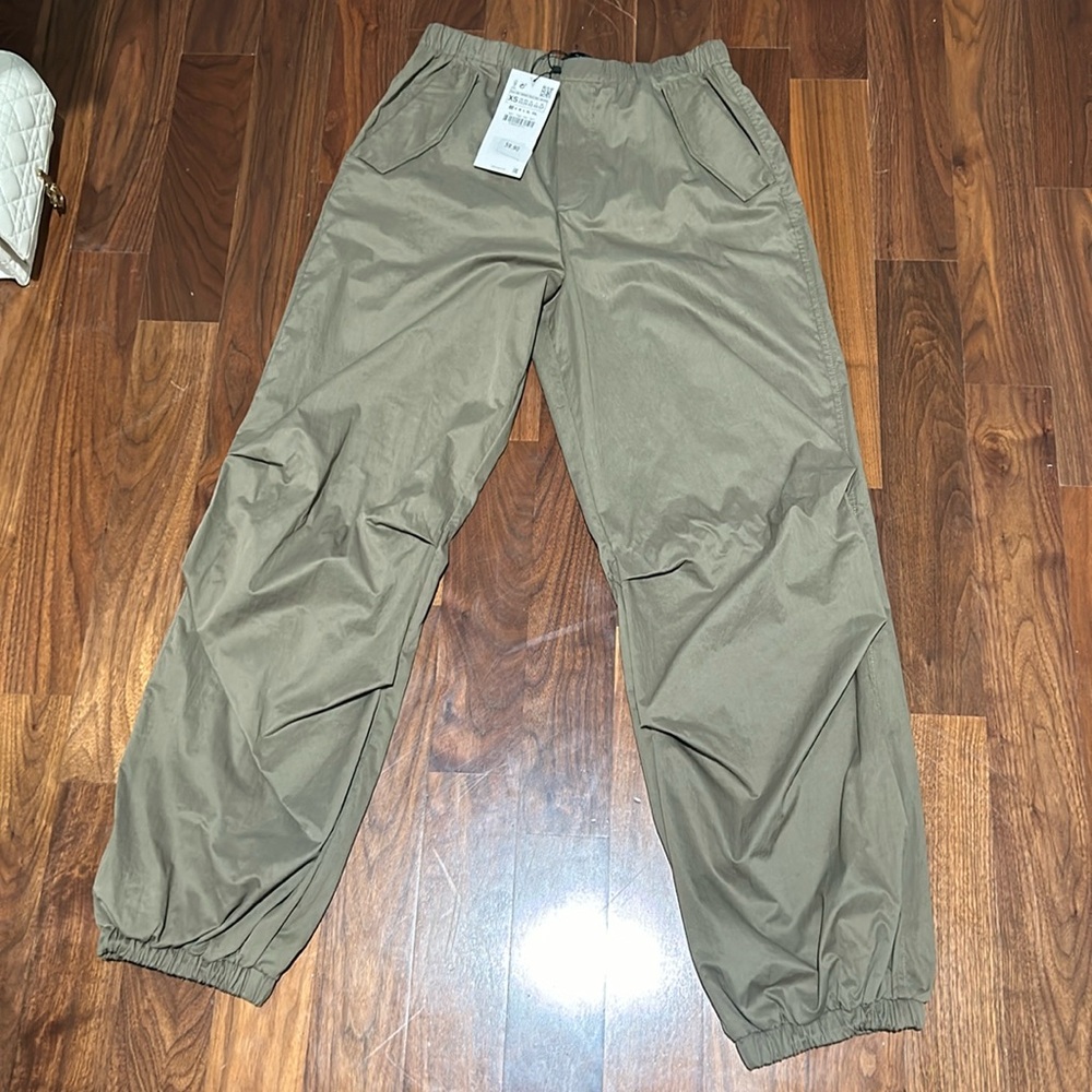 Green Zara Pants